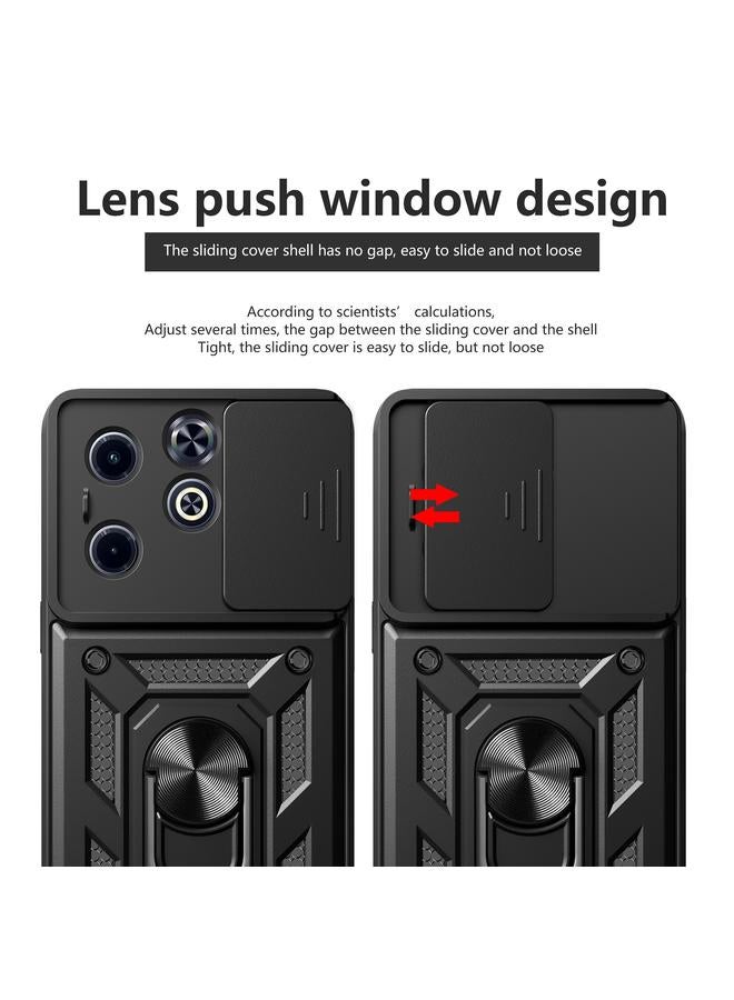 The Bros Phone Case For Infinix Hot 40i / Smart 8 Sliding Camera Cover Design TPU+PC Phone Phone Case - Image 4