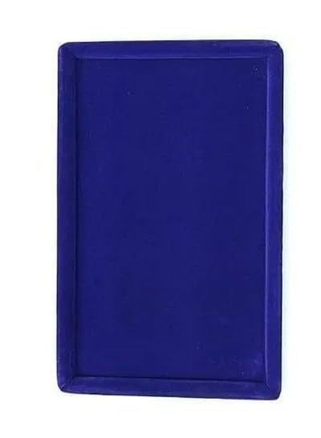 SENTONI Velvet Jewellery Finding Beading Tray Finding Display Organiser Perfect for Showcasing Rings Earrings Necklaces and Bracelets Jewellery Cosmetic Organizer Tray 12x9 (Blue, Pack of 3) - Image 5