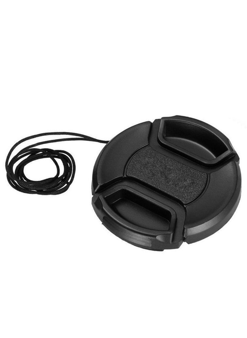 COOPIC 72mm Lens Cap Front Cover Protector Snap On Center Pinch for Camera Canon Nikon Sony DSLR - Image 1