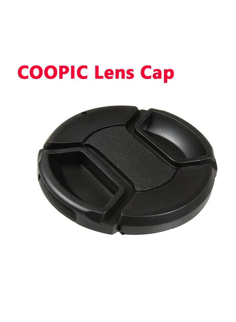 COOPIC 72mm Lens Cap Front Cover Protector Snap On Center Pinch for Camera Canon Nikon Sony DSLR - Image 2