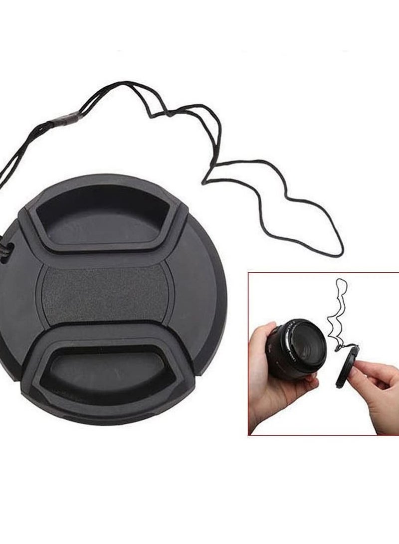COOPIC 72mm Lens Cap Front Cover Protector Snap On Center Pinch for Camera Canon Nikon Sony DSLR - Image 4