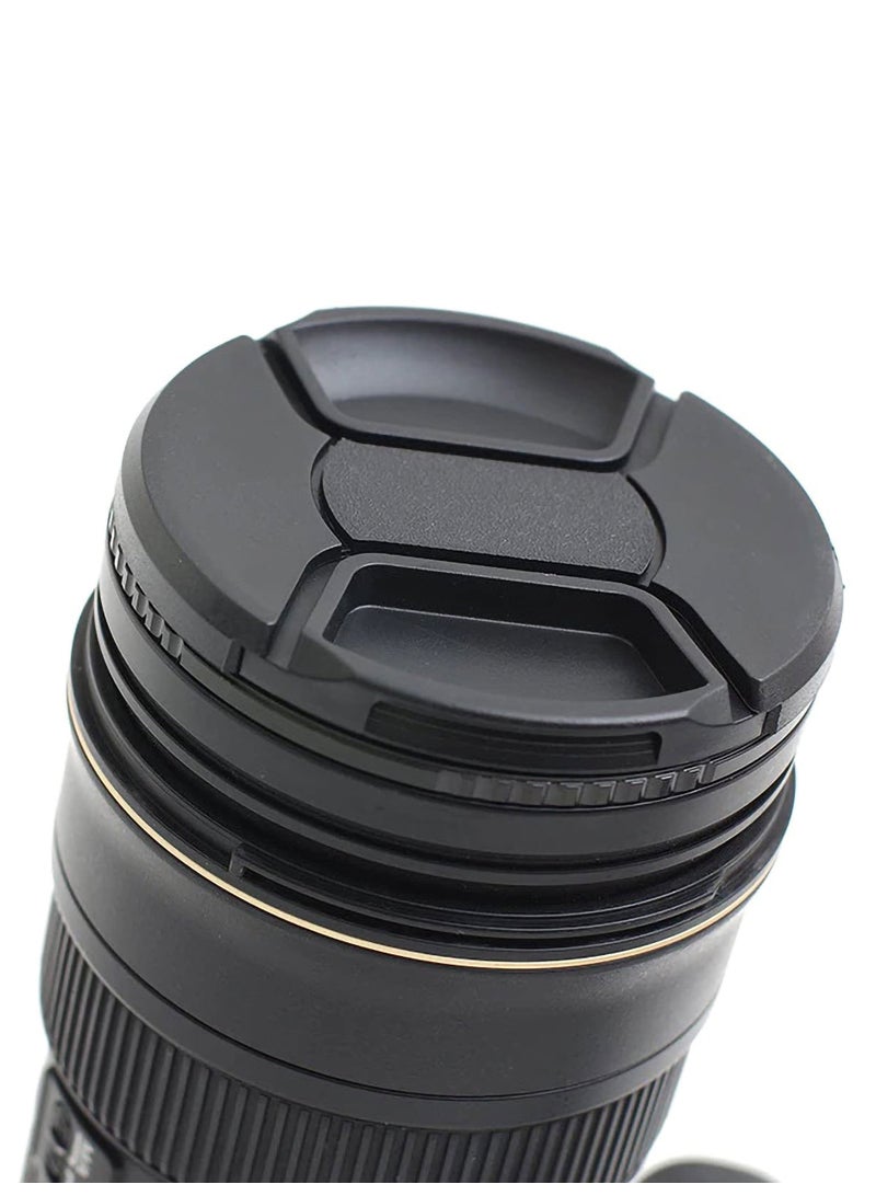 COOPIC 72mm Lens Cap Front Cover Protector Snap On Center Pinch for Camera Canon Nikon Sony DSLR - Image 5