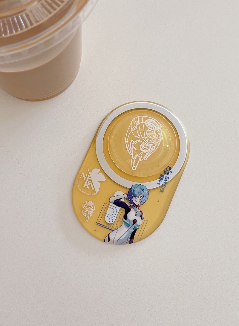 Casetify EVA Phone Grip Stand Compatible with MagSafe, MagSafe Phone Grip Holder, Wireless Charging Compatible Yellow - Image 2