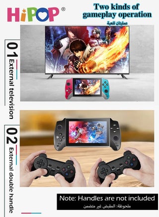 Handheld Game Consoles for Kids,Featuring 5.5 Inch HD Screen and Retro Arcade Games,Equipped with High Capacity 3000mAh Battery,Including Free Headphones,3000 in 1 Video Gaming Experience - view 5