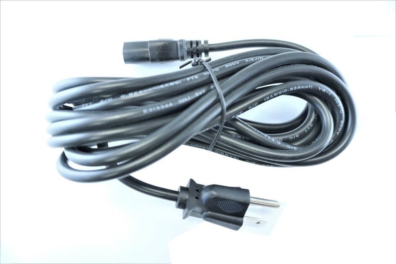 Omnihil 15 Feet AC Power Cord Compatible with Nautilus T614, T618, T616 Treadmills - Image 1