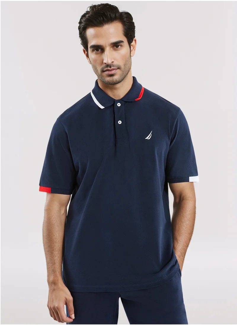 نوتيكا Basic Regular Fit Premium Cotton Logo Polo Shirt