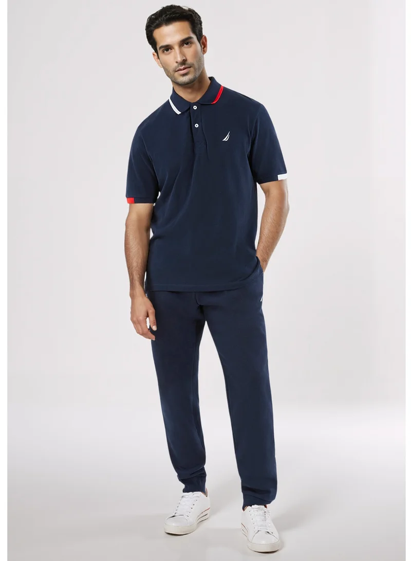 NAUTICA Basic Regular Fit Premium Cotton Logo Polo Shirt