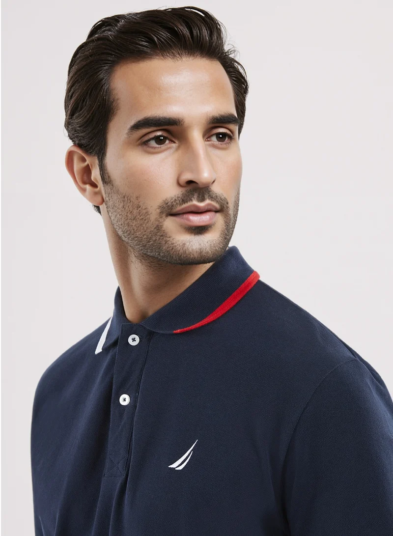 NAUTICA Basic Regular Fit Premium Cotton Logo Polo Shirt