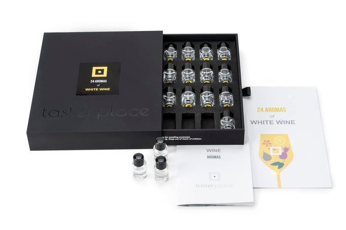 24 WHITE WINE AROMAS AROMA SET ENGLISH LANGUAGE FOR SOMMELIERS AND WINE LOVERS TRAIN YOUR NOSE TASTING TOOL