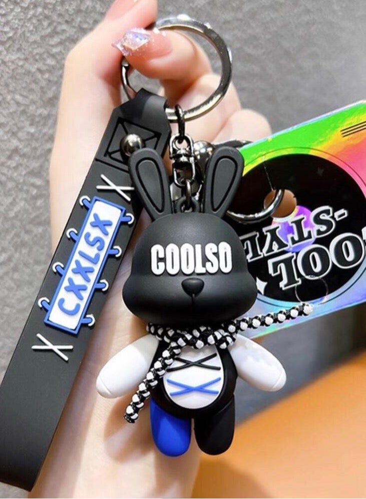 جاست فور يو سلسلة مفاتيح وميدالية بخطاف عصرية متعددة الاستخدام