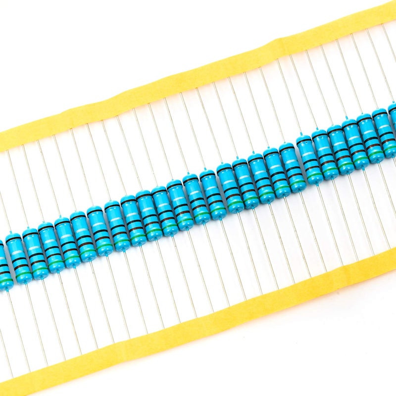 CHANZON 30pcs 2W 5.1 Ω ohm 5r1 Metal Film Fixed Resistor 0.01 ±1% Tolerance 5.1R MF Through Hole Resistors Current Limiting Rohs Certificated - Image 4