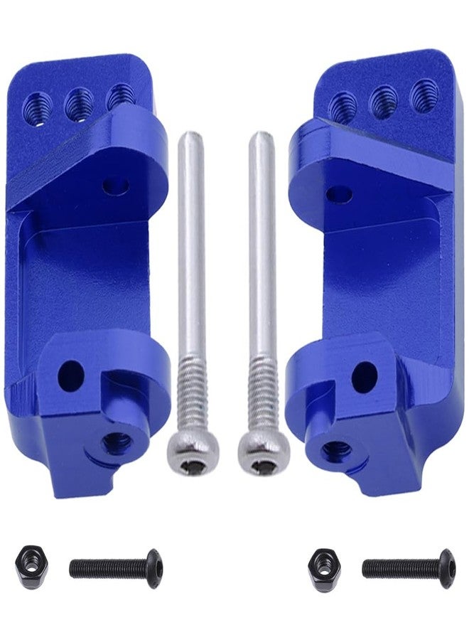 Hobbypark Aluminum Alloy Caster Blocks for RC 1/10 Traxxas 2WD Slash, Stampede, Rustler, Nitro Slash, Replacement of Part 3632 (Navy Blue) - Image 1