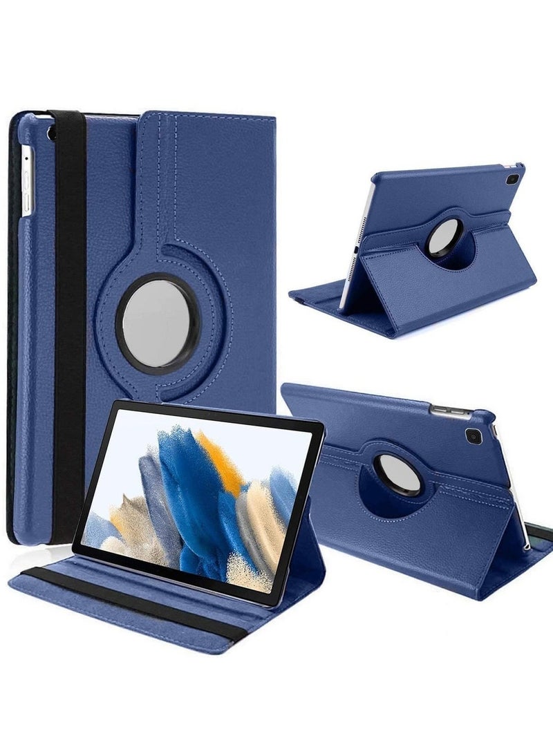 ELTRAZONE ELTRAZONE Galaxy Tab A9 Case - 360° Rotatable Tablet Cover for Samsung Galaxy Tab A9 8.7 Inch (2023, SM-X200/SM-X205/SM-X207) - PU Leather Protective Cover with Auto Wake/Sleep - Blue