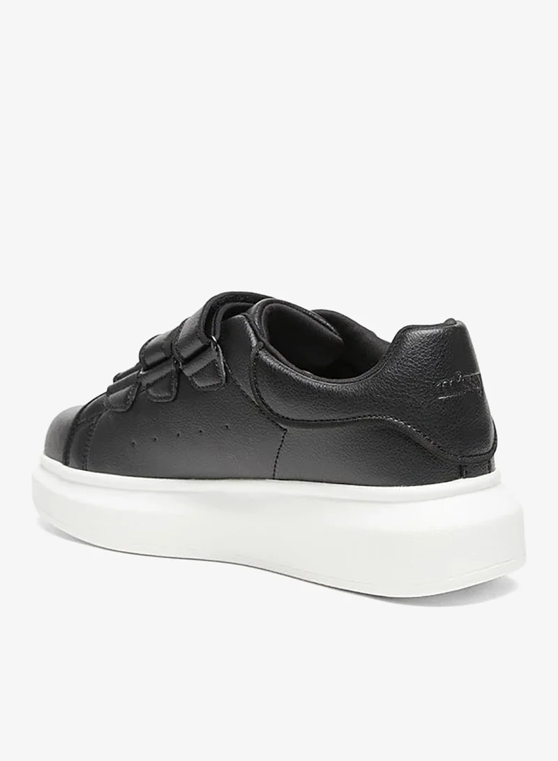 MISSY Missy Logo Detail Sneakers with Hook and Loop Closure