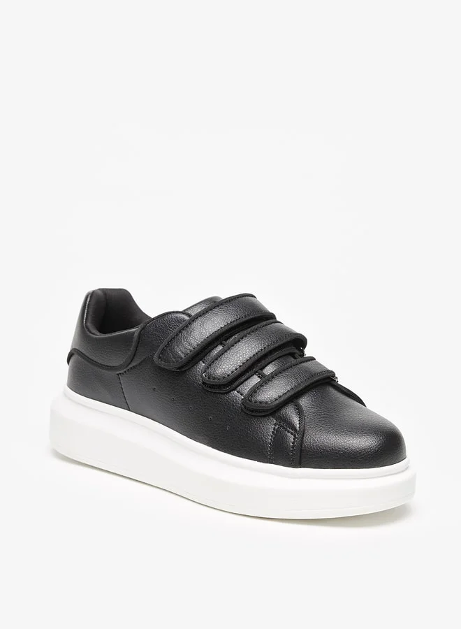 MISSY Missy Logo Detail Sneakers with Hook and Loop Closure