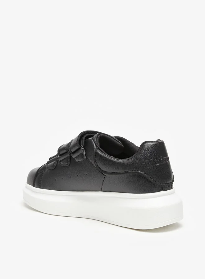 MISSY Missy Logo Detail Sneakers with Hook and Loop Closure