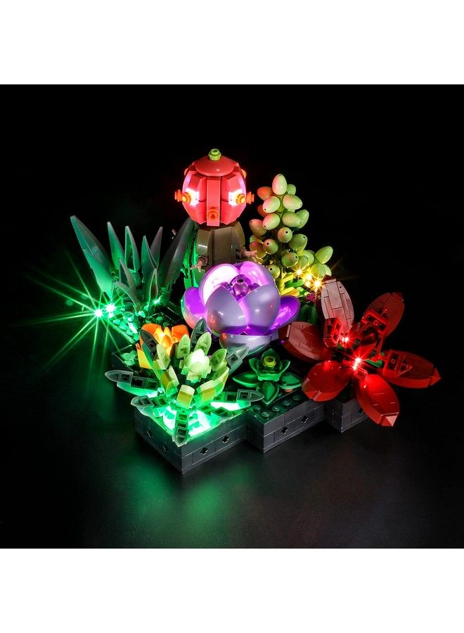BRIKSMAX Led Lighting Kit For Lego 10309 Succulents Compatible With Lego Creator Expert Building Blocks Model Not Include The Lego Set - Image 2