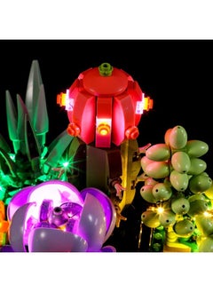 BRIKSMAX Led Lighting Kit For Lego 10309 Succulents Compatible With Lego Creator Expert Building Blocks Model Not Include The Lego Set  - Image 5