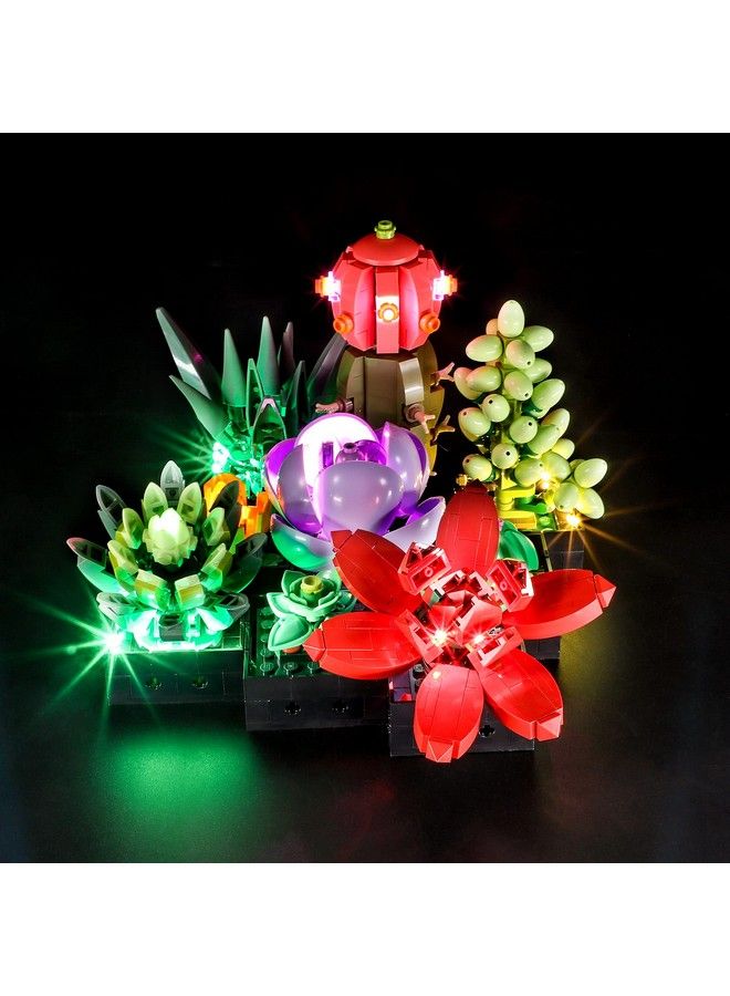 BRIKSMAX Led Lighting Kit For Lego 10309 Succulents Compatible With Lego Creator Expert Building Blocks Model Not Include The Lego Set - Image 3