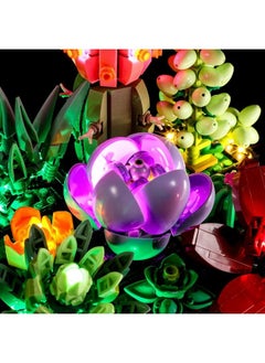 BRIKSMAX Led Lighting Kit For Lego 10309 Succulents Compatible With Lego Creator Expert Building Blocks Model Not Include The Lego Set  - Image 4