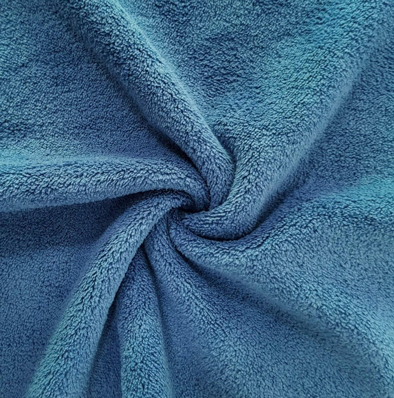 Kyapoo Baby Washcloths 12 Pack 12x12 Inches Microfiber Coral Fleece Extra Absorbent and Soft for Newborns, Infants and Toddlers-Navy Blue - Image 5