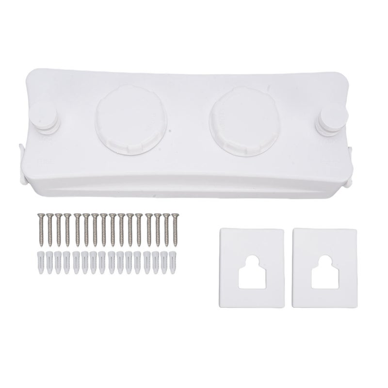 Retractable Clothesline Indoor 304 Stainless Steel Double Rope Wall Mounted Clothes Drying Laundry Line for Balcony Bathroom White - Image 1