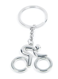 Key Chain, Cycling Lover's Keychain Vitality Bicycle Chain Upscale Lucky Ring Active Bike Race Souvenir (Riding A)