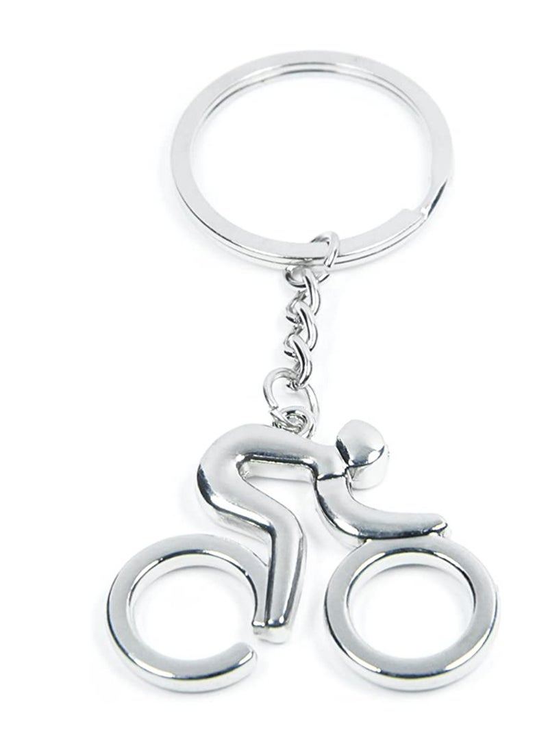 Y&D - Key Chain, Cycling Lover's Keychain Vitality Bicycle Chain Upscale Lucky Ring Active Bike Race Souvenir (Riding A) - Image 1