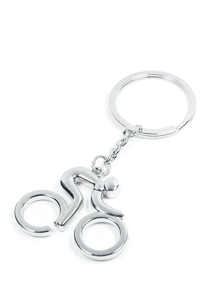 Y&D - Key Chain, Cycling Lover's Keychain Vitality Bicycle Chain Upscale Lucky Ring Active Bike Race Souvenir (Riding A) - Image 1