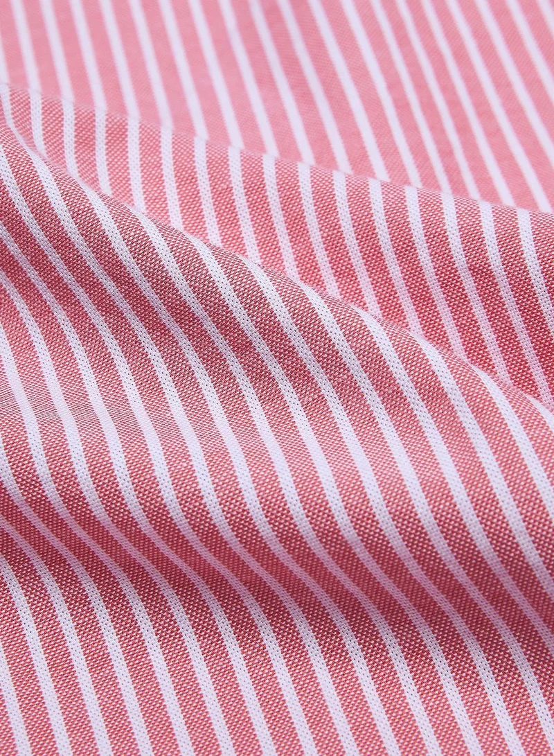 GIORDANO  Men’s Cotton Slim Oxford Shirt with Embroidery for Men | Best Price UAE