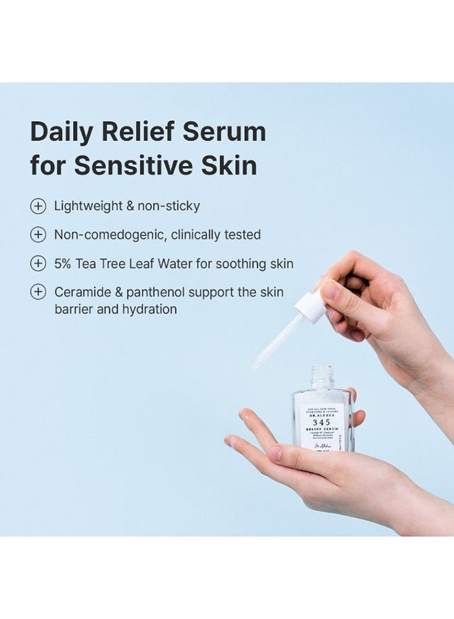 Dr.althea 345 Relief Serum Daily Hydrating Face Serum with Niacinamide and Panthenol for Redness and Post Acne Care 30ml - Image 4
