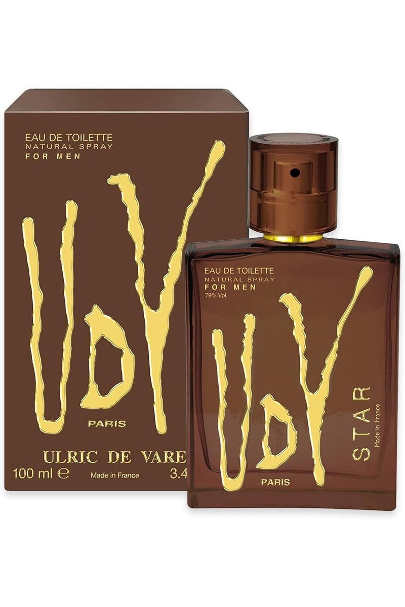 أولريك دي فارينز عطر يو دي في ستار او دي تواليت للرجال من اولريك دي فارنز - 100 مل - Image 1