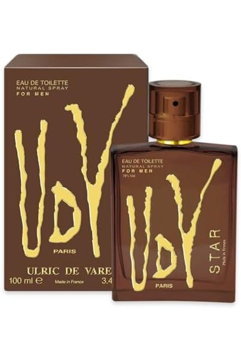 أولريك دي فارينز عطر يو دي في ستار او دي تواليت للرجال من اولريك دي فارنز - 100 مل - Image 2