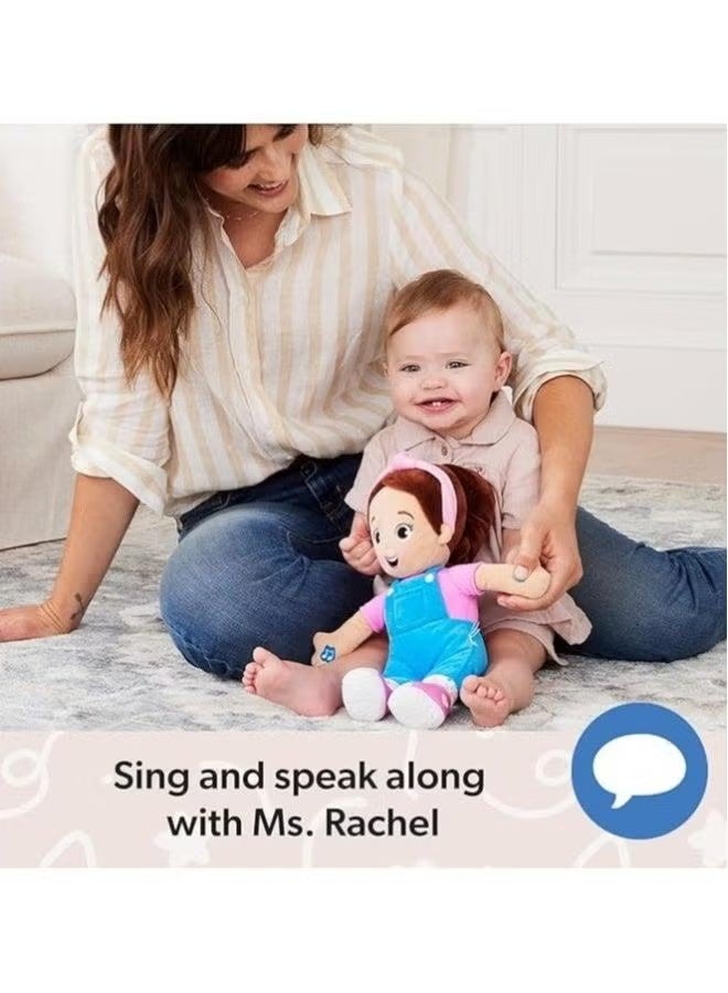 مس ريتشال دمية Official Speak & Sing، لعبة تفاعلية بطول 12 بوصة مع 4 أغانٍ و16+ عبارة، ألعاب للأطفال الصغار من الفتيات والفتيان من عمر 6 أشهر إلى 3+ سنوات - Image 3