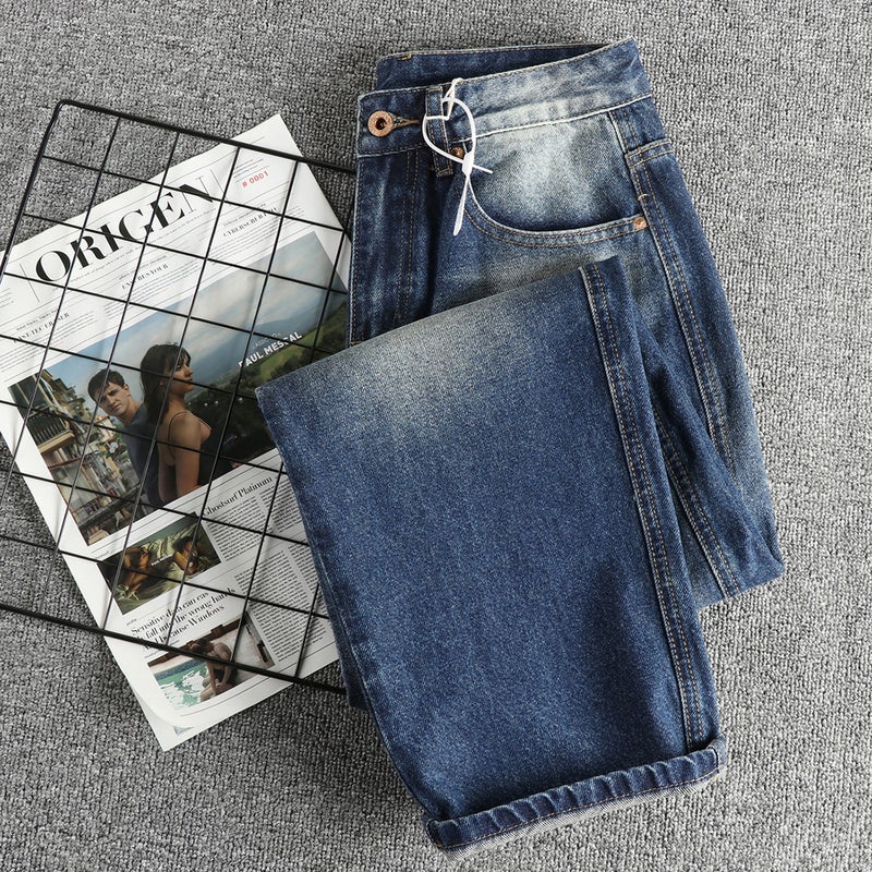 Unisex Classic Denim Jeans Loose Fit Daily Outdoor Wear - Image 3