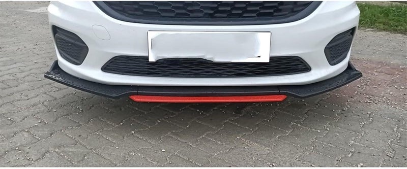 Wivplex 4-Piece Car Front Bumper Lip Spoiler Kit for Fiat Tipo Egea - Image 4