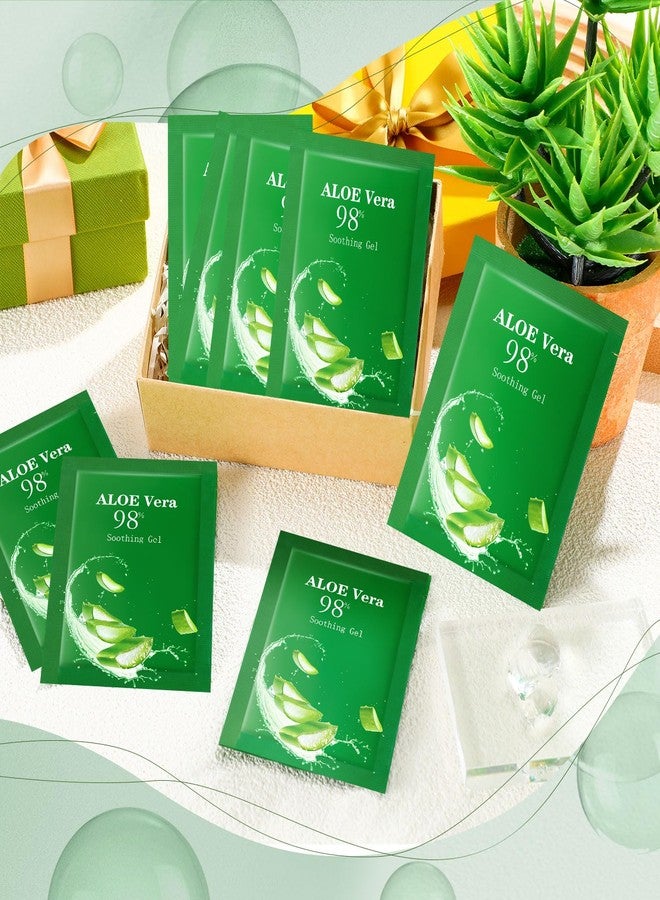Siifert 30 Pcs Aloe Vera Gel Bulk Travel Size Soothing Gel 98% Organic Aloe Vera Moisturizer for Skin and Hair Face Moisturizer for Sunburns Relief, Razor Burns, DIY Skincare - Image 3