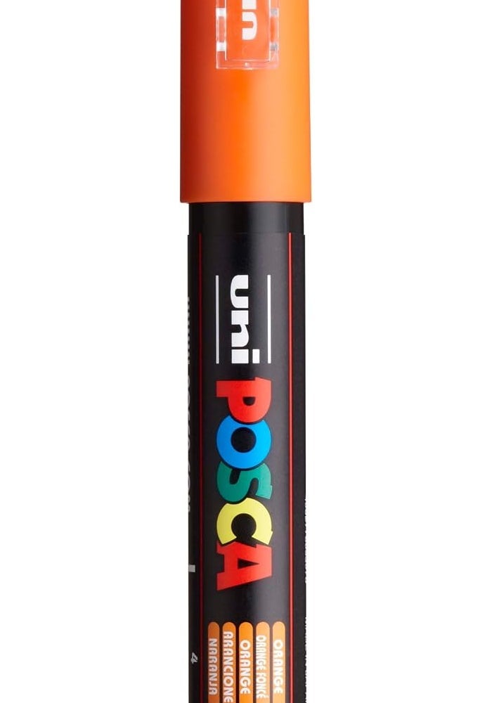 Uniball uni-ball PC-1M Extra Fine Marker - Orange - Image 1