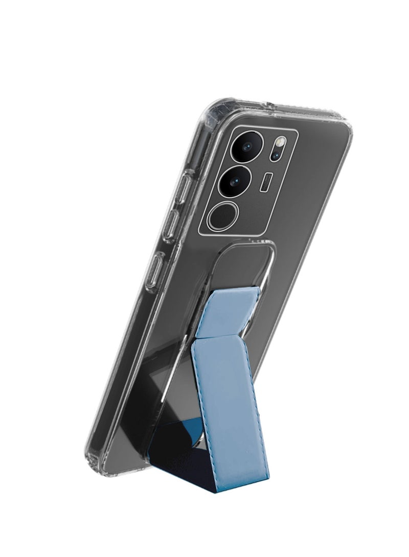 Wtech TPU Hand Grip Air Pillow Case Cover For Vivo V29 5G 2023 Clear/Sky Blue - Image 3