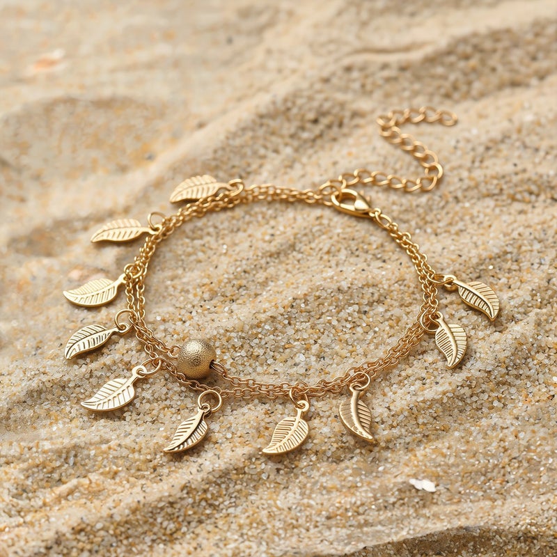 Ankle Bracelet Scratch Resistant Waterproof Heavy Duty Durable Long Lasting Daily Foot Jewelry - Image 3