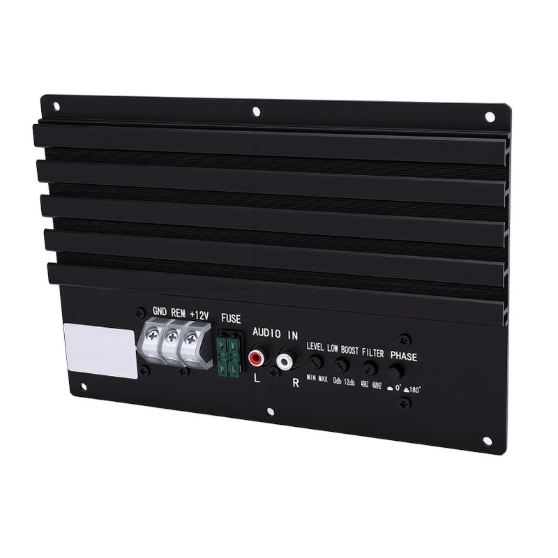 800W Aluminum Alloy Car Amplifier Board with Enhanced Heat Sink for 8 to 12 Inch Subwoofer - Image 3
