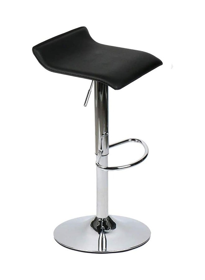 JCB CHIC Bar Stool Chairs High Stool Chair Adjustable Stool ，PU Leather with Chrome Base, Pub Counter Chair（black） - Image 1