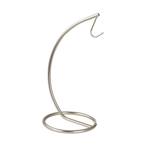Spectrum Diversified Euro Banana Holder, Countertop Fruit Tree, Sturdy Steel Banana Hanger & Soft Pretzel Display for Home or Bar, Countertop Food Storage, Satin Nickel (42978) - Image 1