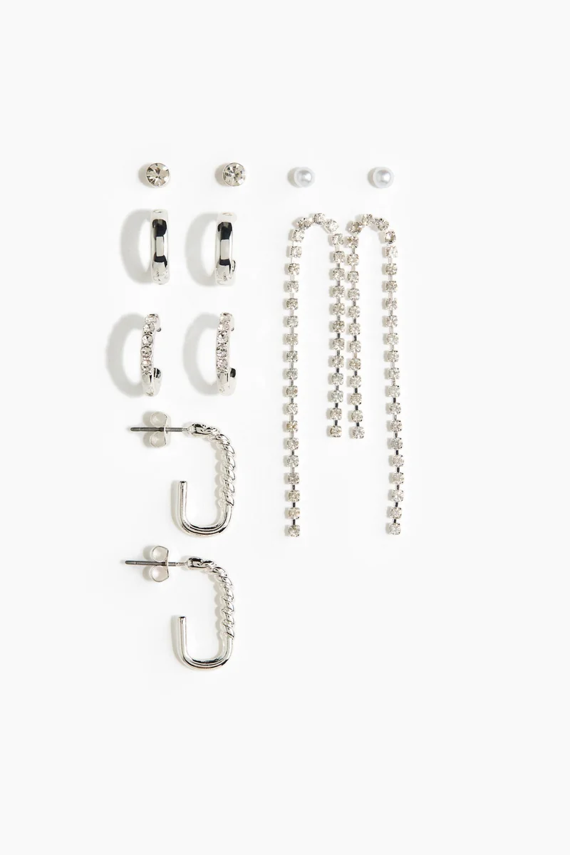 H&M 6 pairs earrings