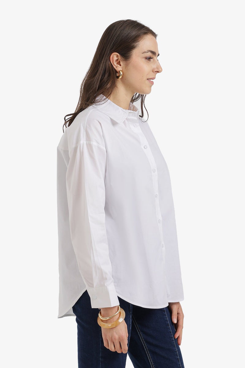 Carina Relaxed High-Low Shirt - Image 3