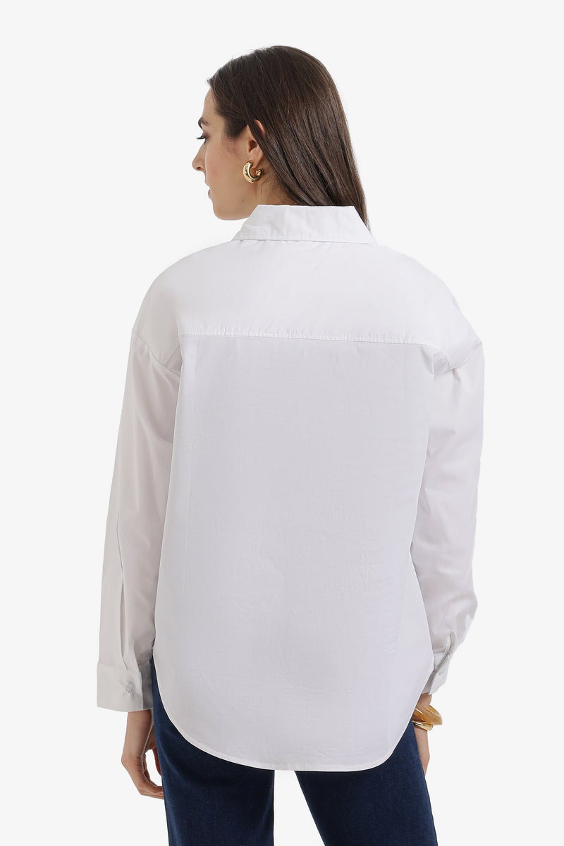 Carina Relaxed High-Low Shirt - Image 4