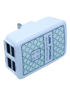 Generic USB Charger Plug 4-Port USB Adaptor 5V Wall Charger Travel Charger Adapter for iPhone, iPad, Android Phones, Tablets, and More  - Image 2
