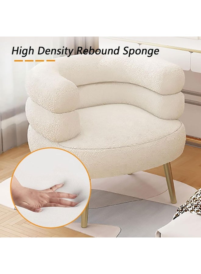 XiuWoo Vanity Chair Makeup Dressing Chair for Bedroom Livingroom Study Room - Image 3