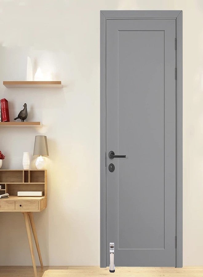 Atom Door Stopper | Kickdown Door Stop with One Touch | Adjustable Height & Rubber Tip 1.5 Inches, Door Stops (CPSS Finish, DS004), Pack of 2 - Image 5