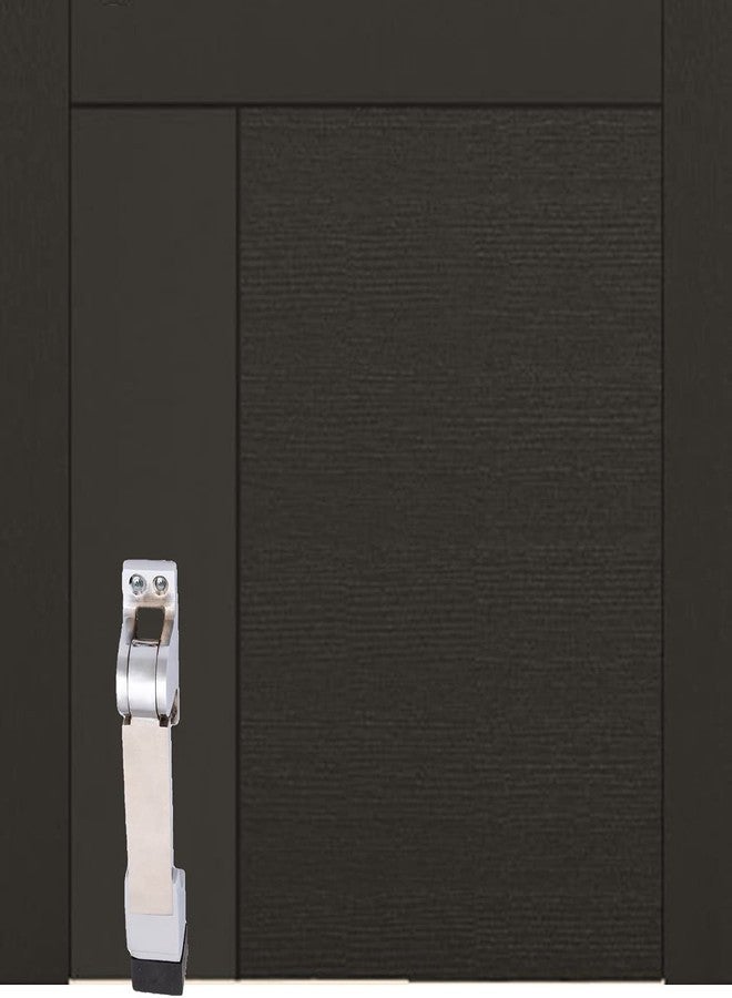 Atom Door Stopper | Kickdown Door Stop with One Touch | Adjustable Height & Rubber Tip 1.5 Inches, Door Stops (CPSS Finish, DS004), Pack of 2 - Image 4